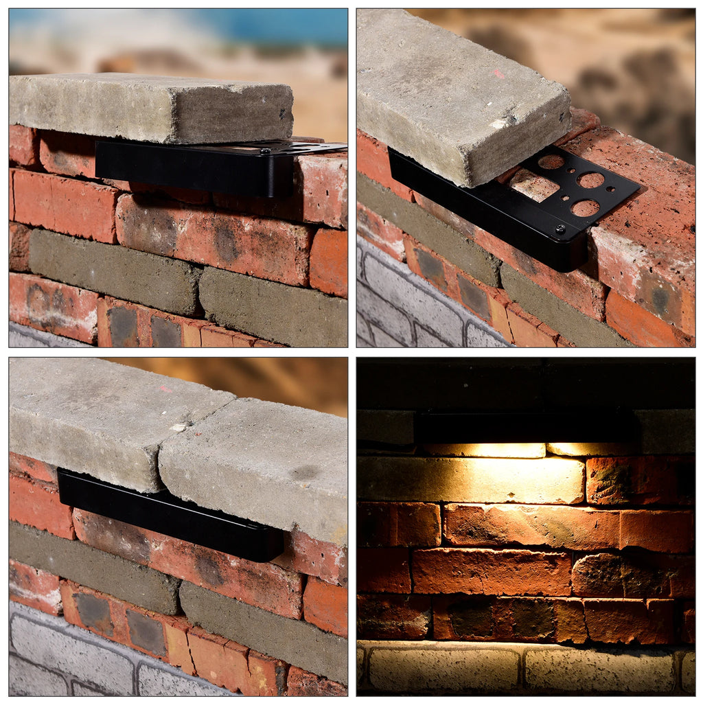 7 Inch LED Hardscape Lights,Retaining Wall Lighting,Low Voltage Paver Lamps,AC/DC 12V IP67 Waterproof 1.5W Outdoor Step Lights